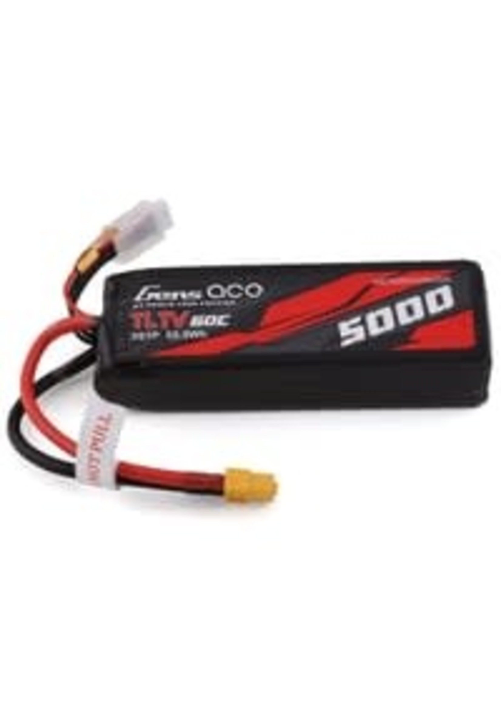 Gens ace GEA50003S60SX Gens Ace 3s Short-Size LiPo Battery 60C w/XT-60 Connector (11.1V/5000mAh)