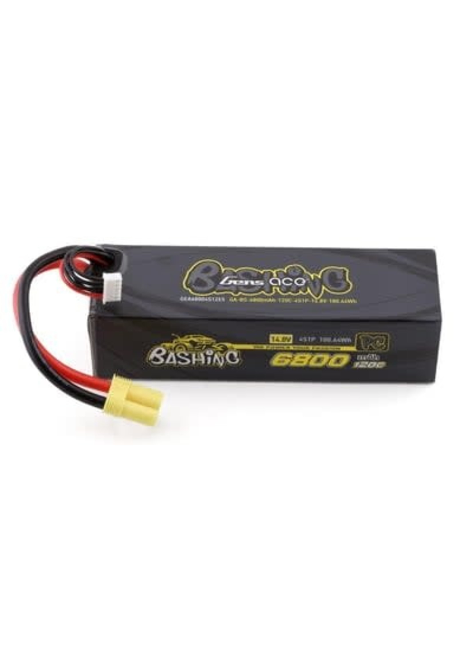 Gens ace GEA68004S12E5 Gens Ace Bashing Pro 4s LiPo Battery Pack 120C (14.8V/6800mAh) w/EC5 Connector