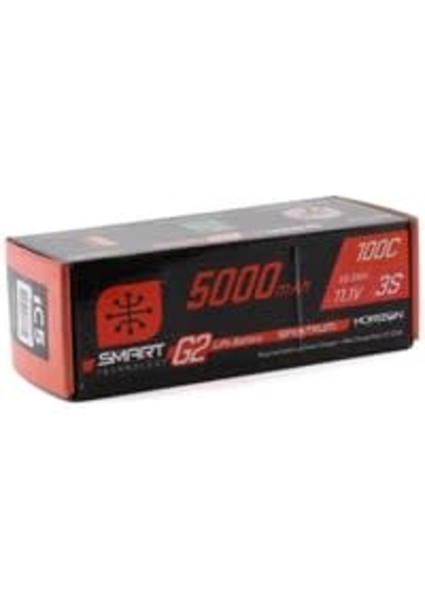 Spektrum SPMX53S100 Spektrum 11.1V 5000mAh 3S 100C Smart G2 Hardcase LiPo Battery: IC5