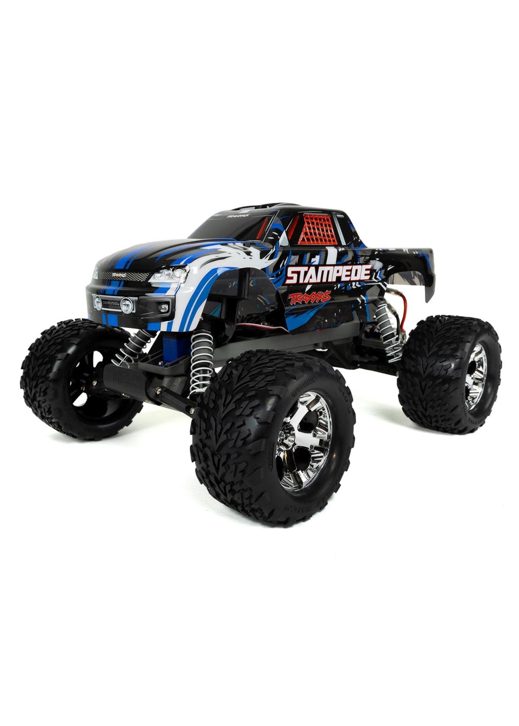 Traxxas 36054-4-BLUE Traxxas Stampede Monster Truck with TQ 2.4GHz Radio System (Blue)