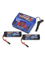 Traxxas Battery/charger completer pack (includes #2972 Dual iD charger (1), #2869X 7600mAh 7.4V 2-cell 25C LiPo battery (2))