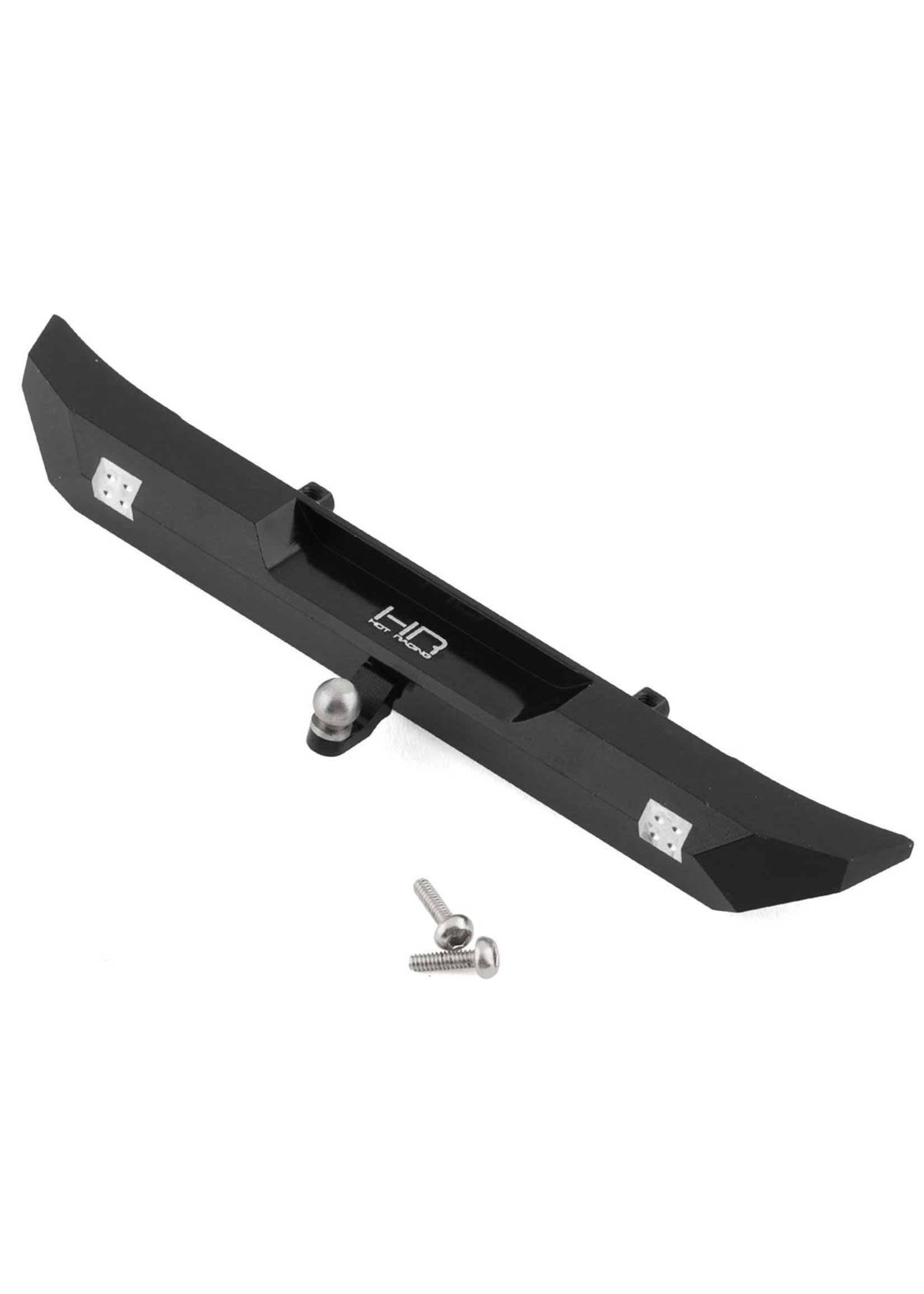 Hot Racing HRASXTF03JR01 Hot Racing Axial SCX24 Aluminum Jeep Wrangler Rear Bumper (Black)