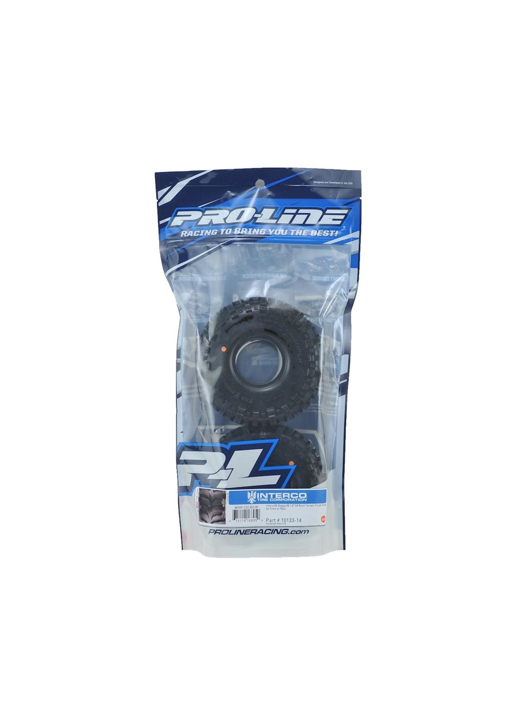 Pro-Line PRO10133-14 Pro-Line Interco Bogger 1.9" Rock Crawler Tires w/Memory Foam (2) (G8)