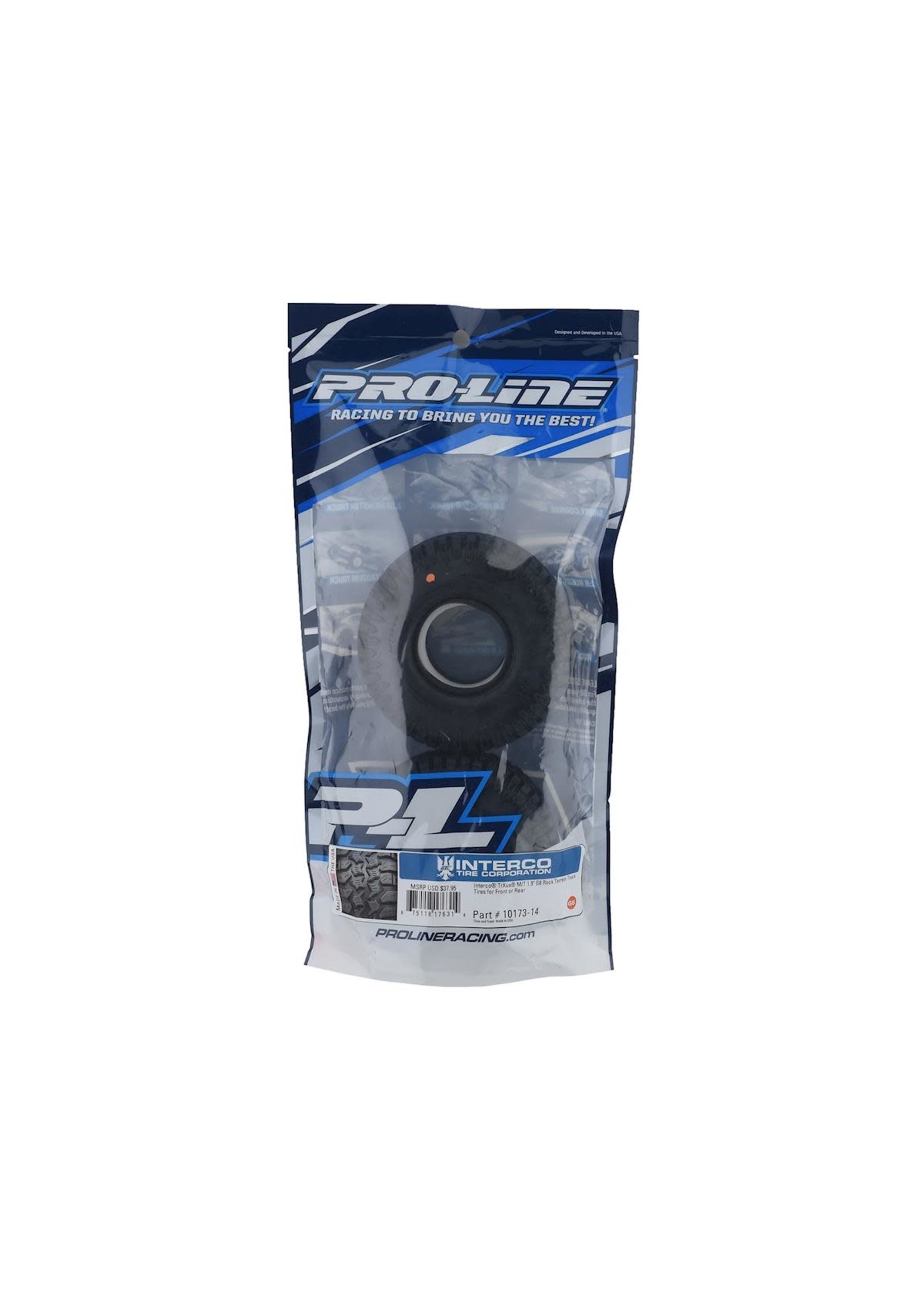 Pro-Line PRO10173-14Pro-Line Interco TrXus M/T Rock Terrain 1.9" Rock Crawler Tires (2) (G8) w/Memory Foam