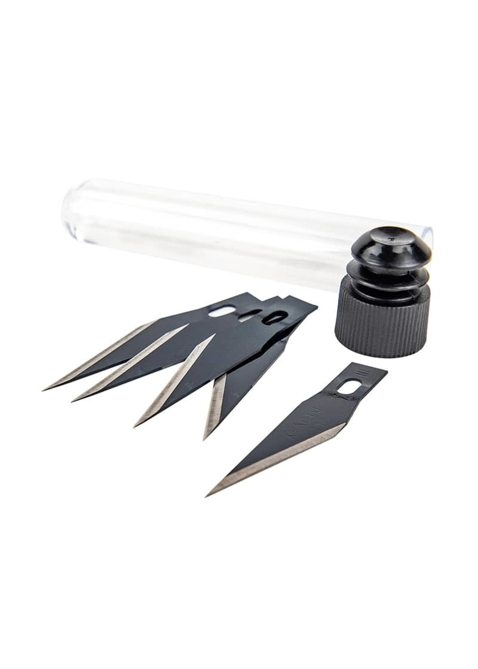 1UP Racing 200202 X-Life #11 Blades, with Storage Tube, (5 pcs)