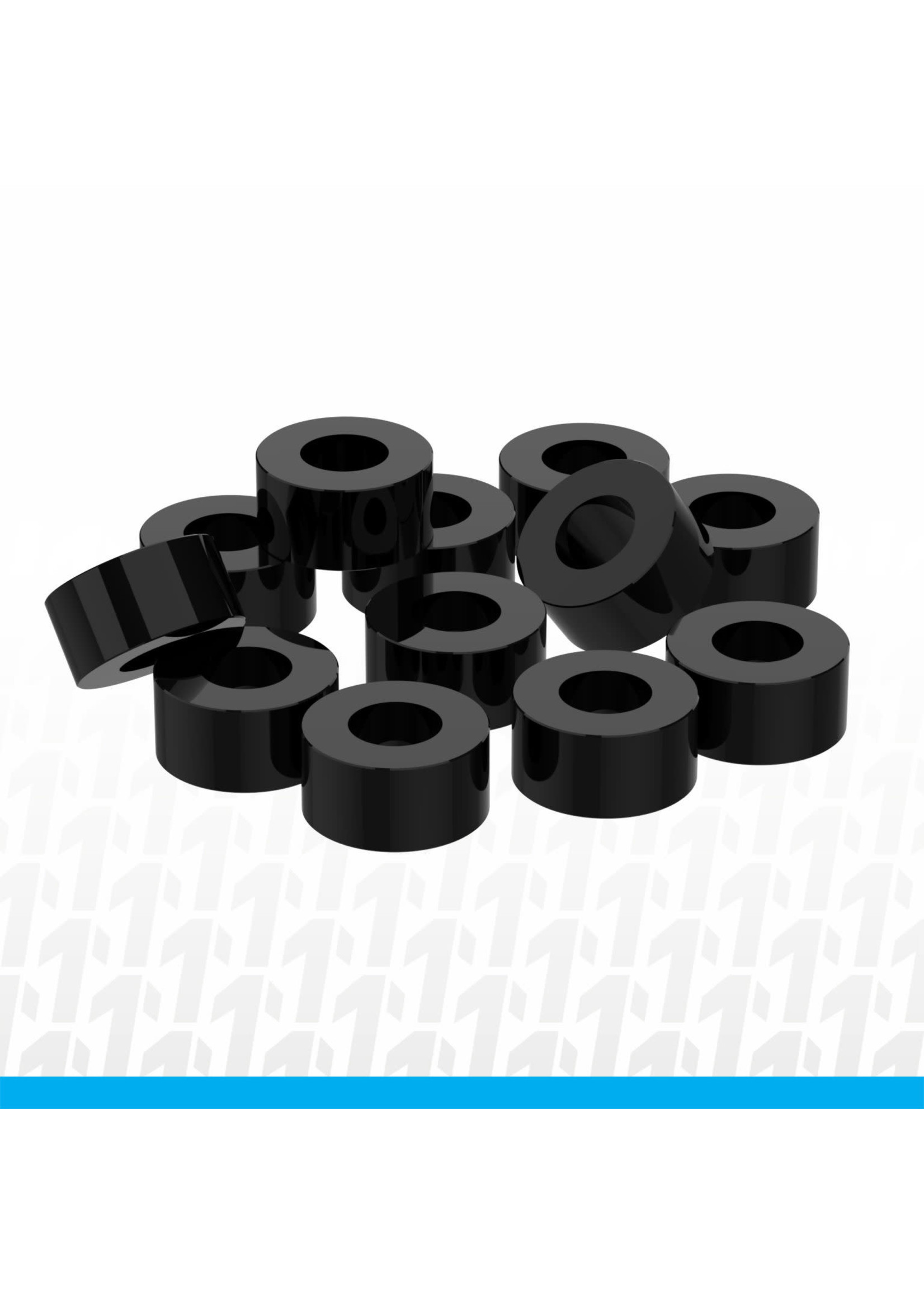 1UP Racing 80305 1UP Racing Precision Aluminum Shims (Black) (12) (3mm)