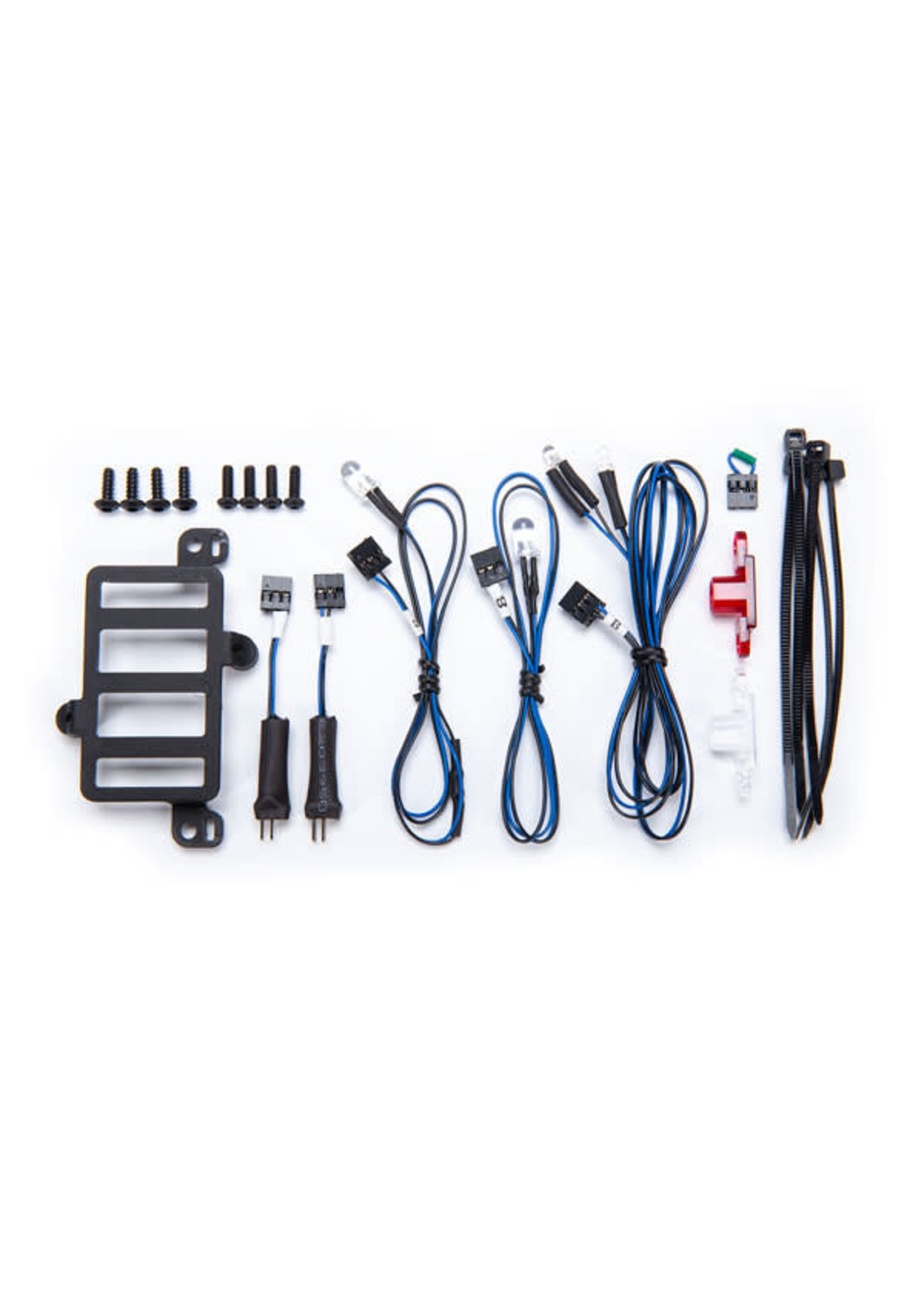 Traxxas 8893 Installation kit, Pro Scale® Advanced Lighting Control System, TRX-4® Mercedes® G 500® & G 63® (includes mount, rear bumper lens, turn signal, reverse light & fog light harnesses, hardware)