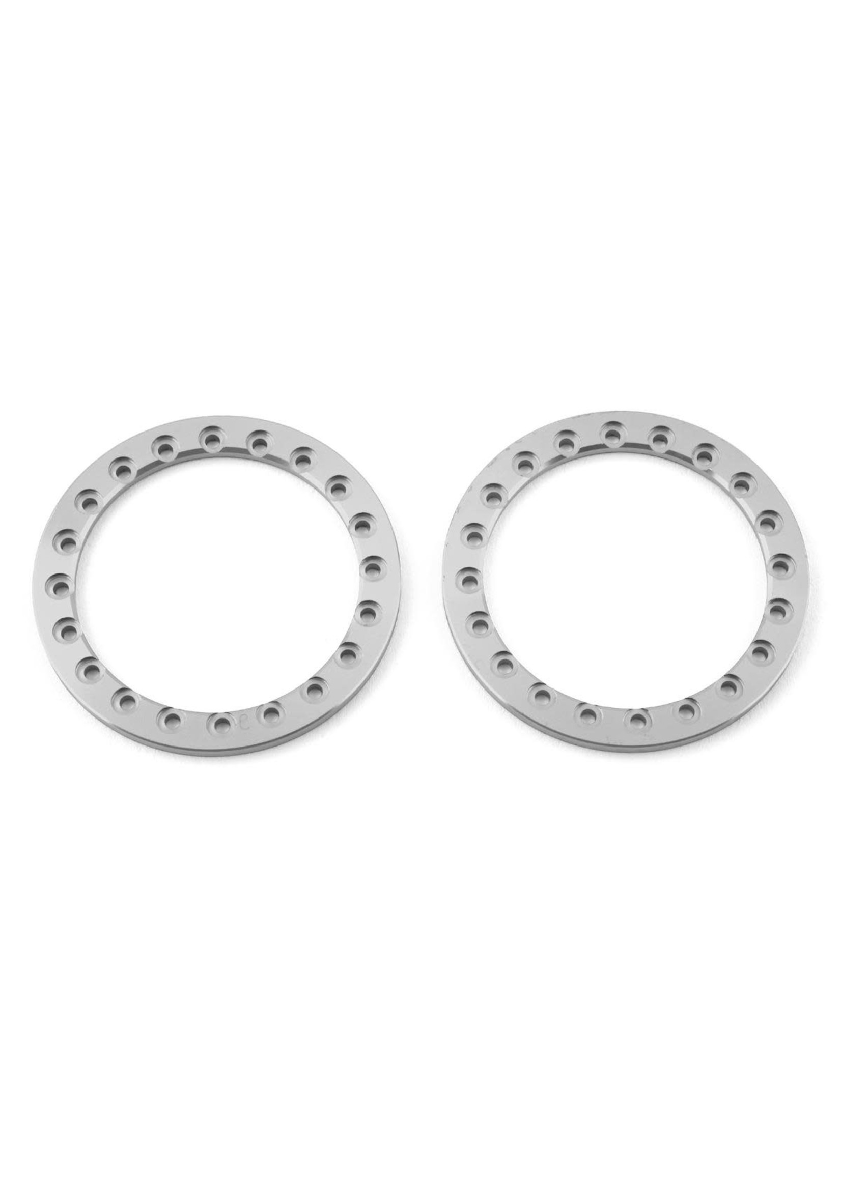 SSD SSD00359 SSD RC 1.9” Aluminum Beadlock Rings (Silver) (2)