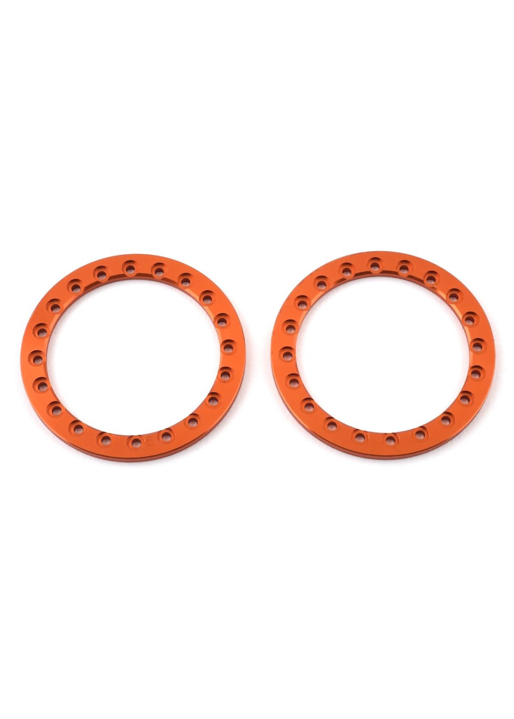 SSD SSD00356 SSD RC 1.9” Aluminum Beadlock Rings (Orange) (2)