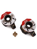 Samix Samix SCX24 Brass Heavy Steering Knuckle Set w/Brake Rotor