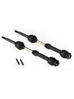 Traxxas Driveshafts, rear, steel-spline constant-velocity (complete assembly) (2)