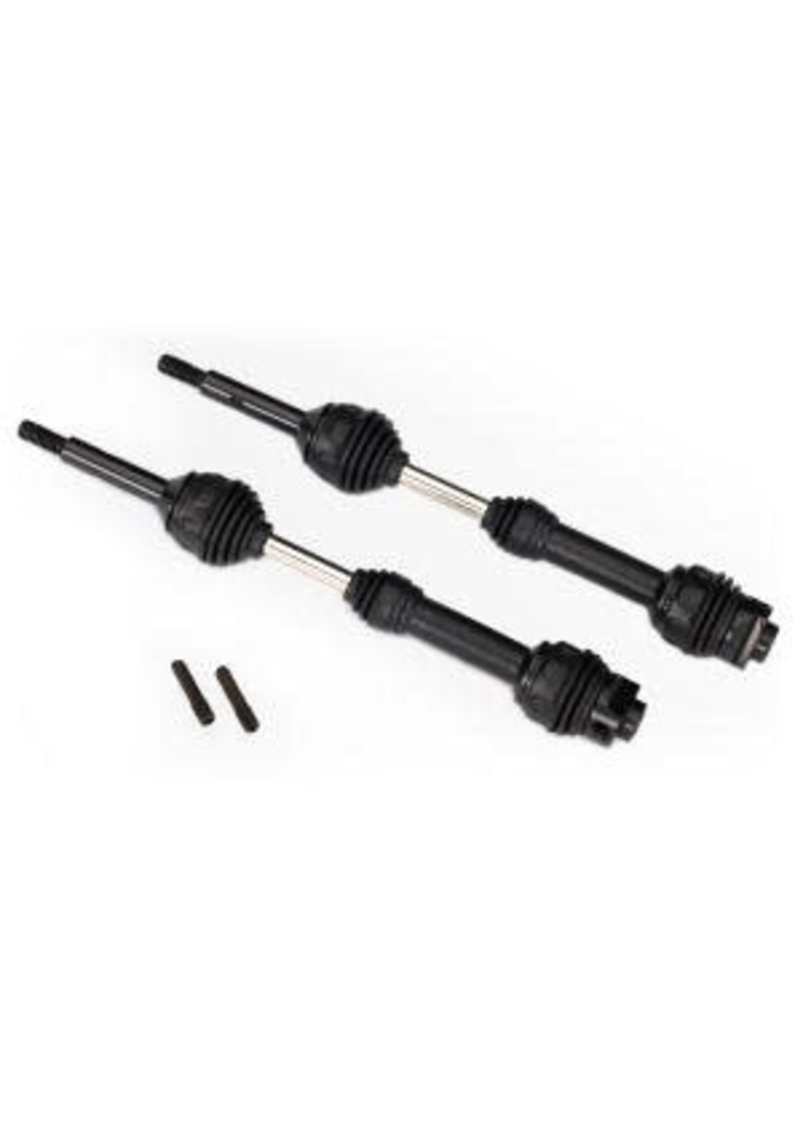 Traxxas 6852R Driveshafts, rear, steel-spline constant-velocity (complete assembly) (2)