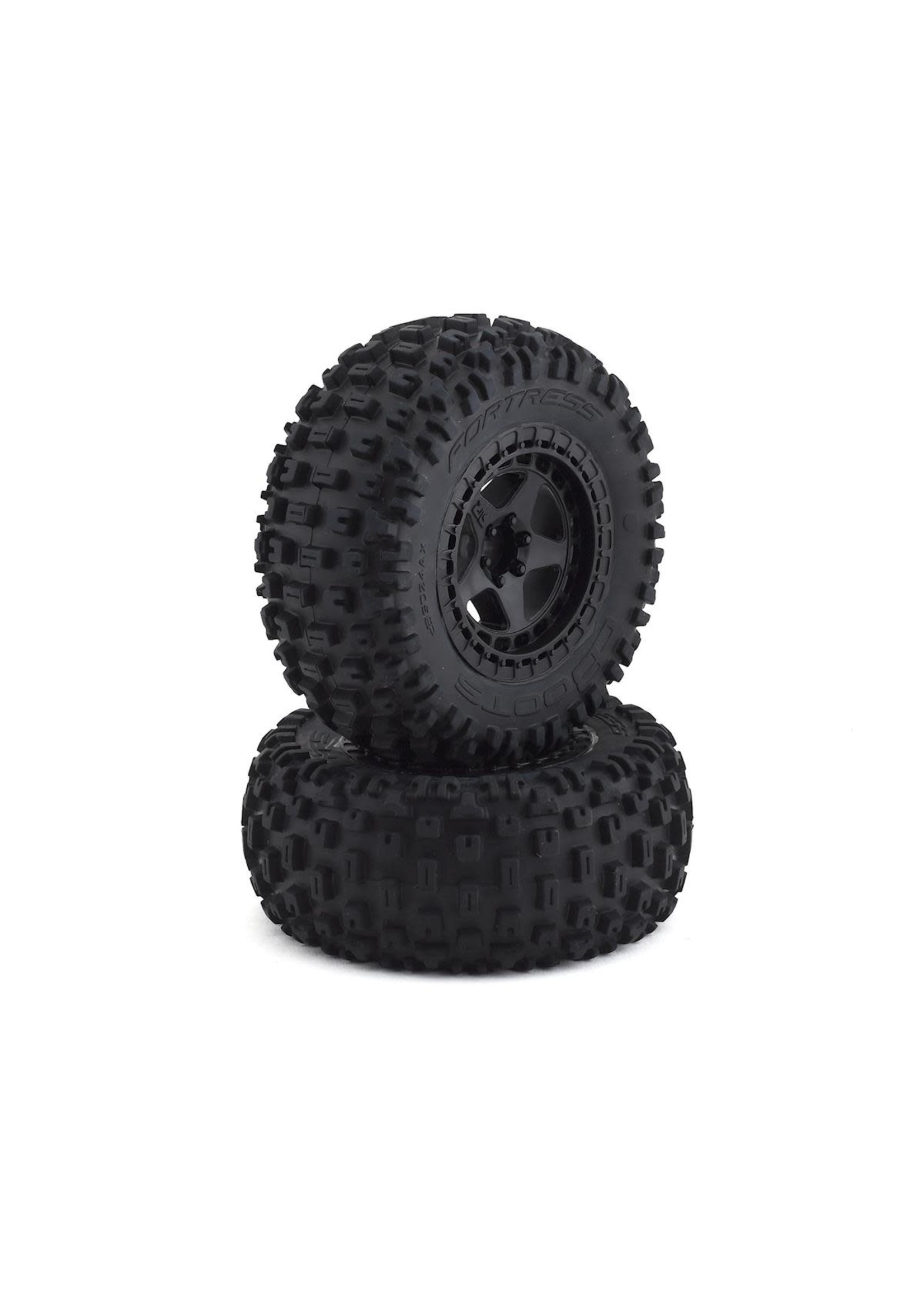 ARRMA AR550042 Arrma dBoots Fortress SC Tire Set Glued Black (2)