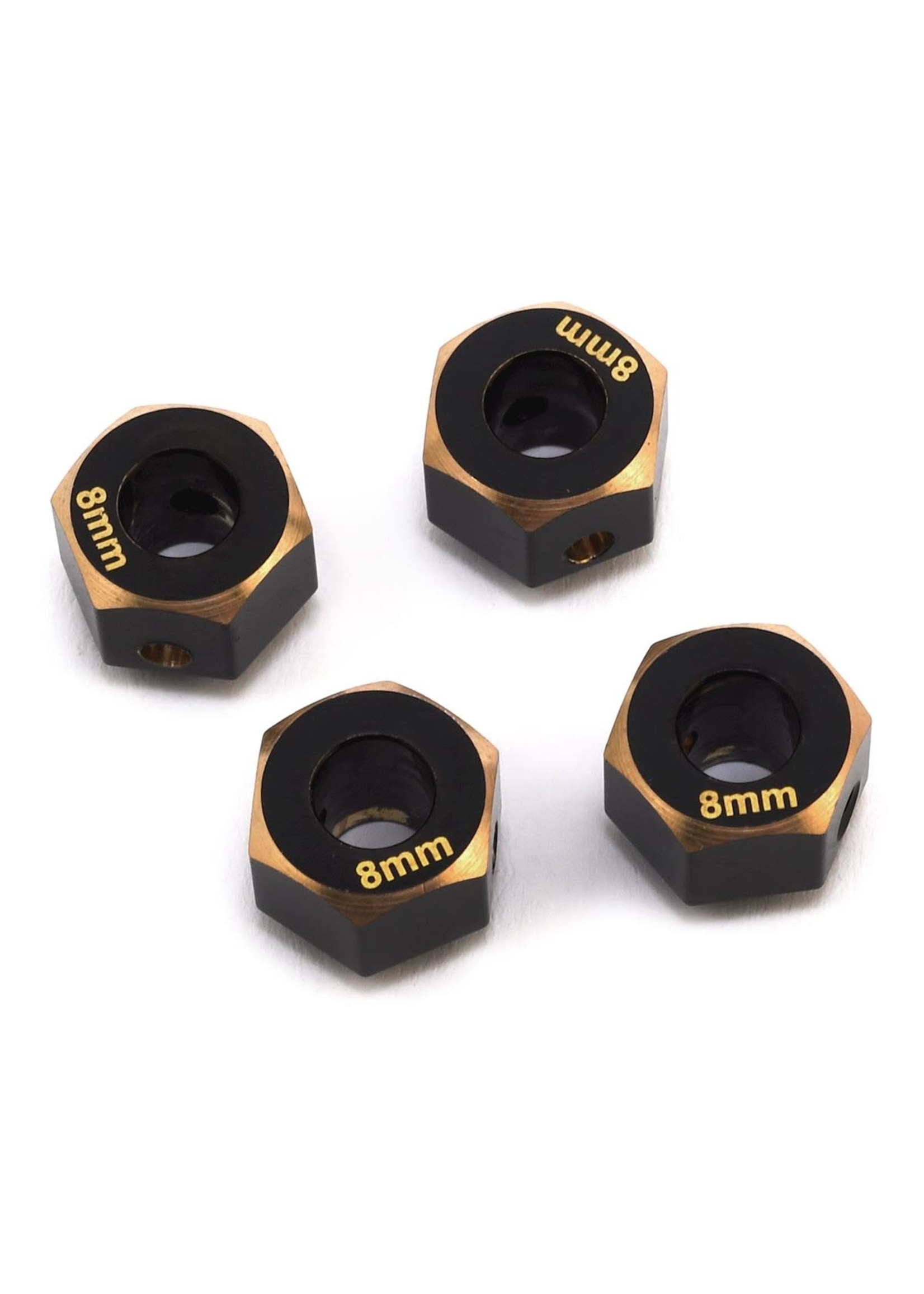 Samix SAMTRX4-4063-8 Samix TRX-4 Brass 12mm Hex Adapter (4) (8mm)