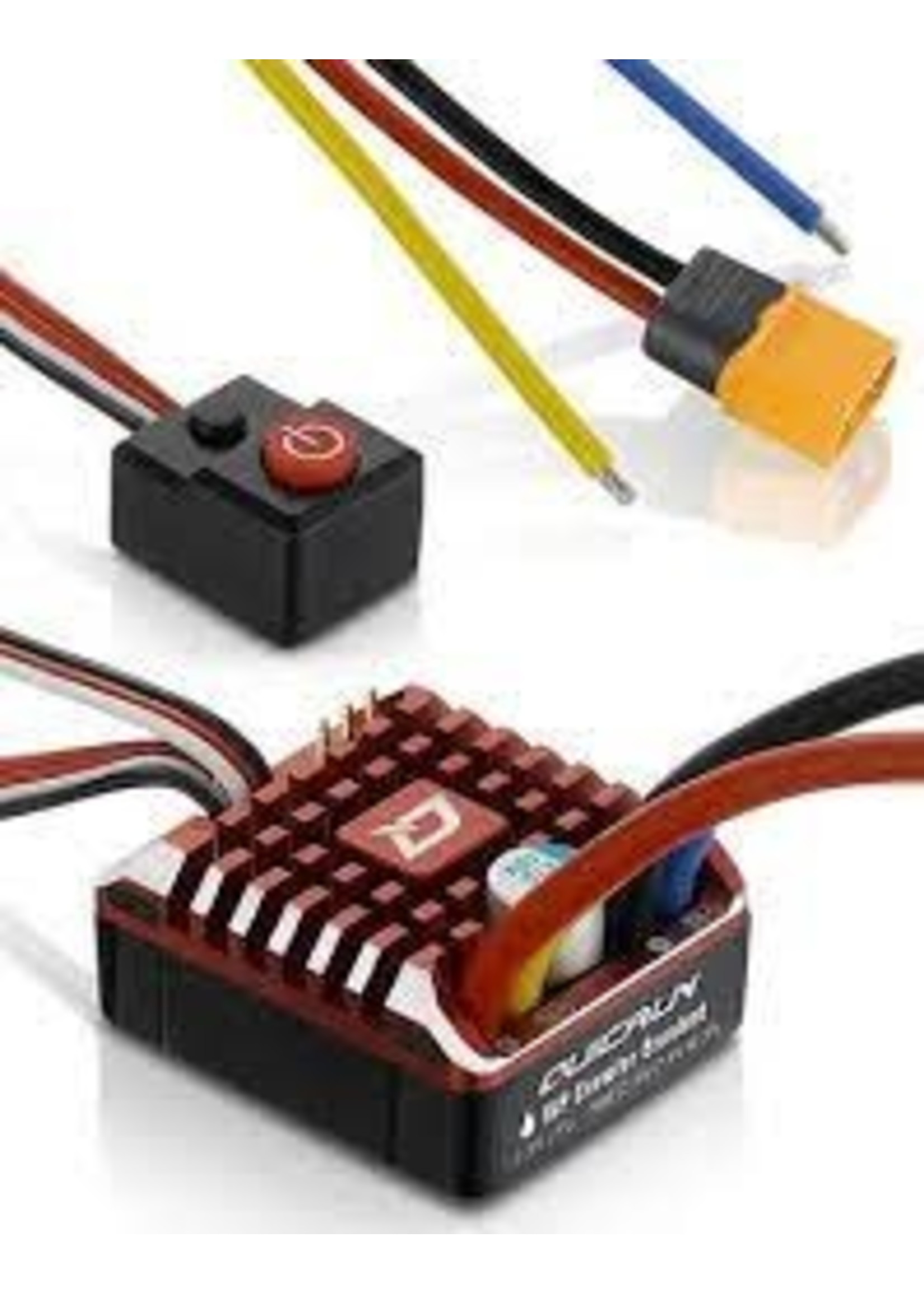 Hobbywing 30112750 QUICRUN WP 1080 Rock Crawler Brushed ESC, (2-3S)