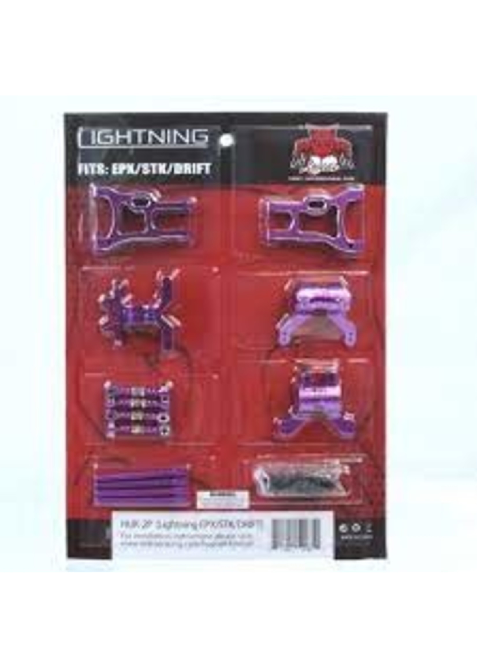 Redcat Racing HUK-2P Lightning Pro/Drift/STK hop up kit (New version) (Purple)