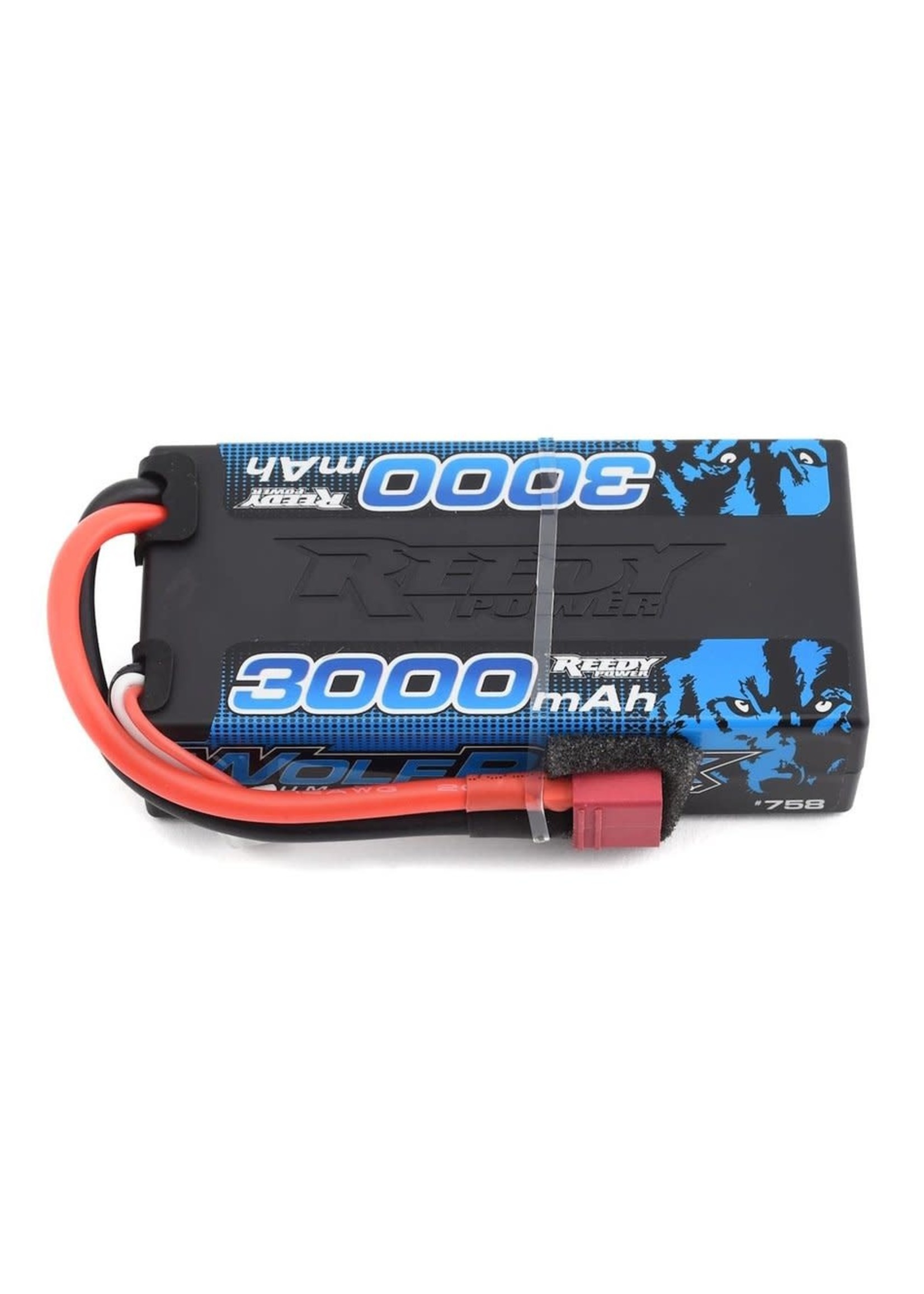 Reedy ASC758 Reedy WolfPack 2S Hard Case Shorty 30C LiPo Battery (7.4V/3000mAh)