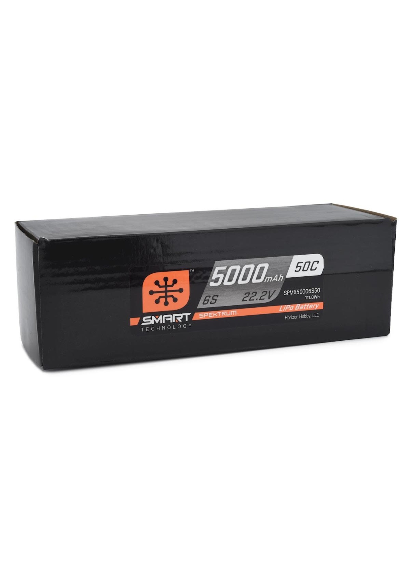 Spektrum SPMX50006S50 5000mAh 6S 22.2V 50C Smart LiPo Battery; IC5