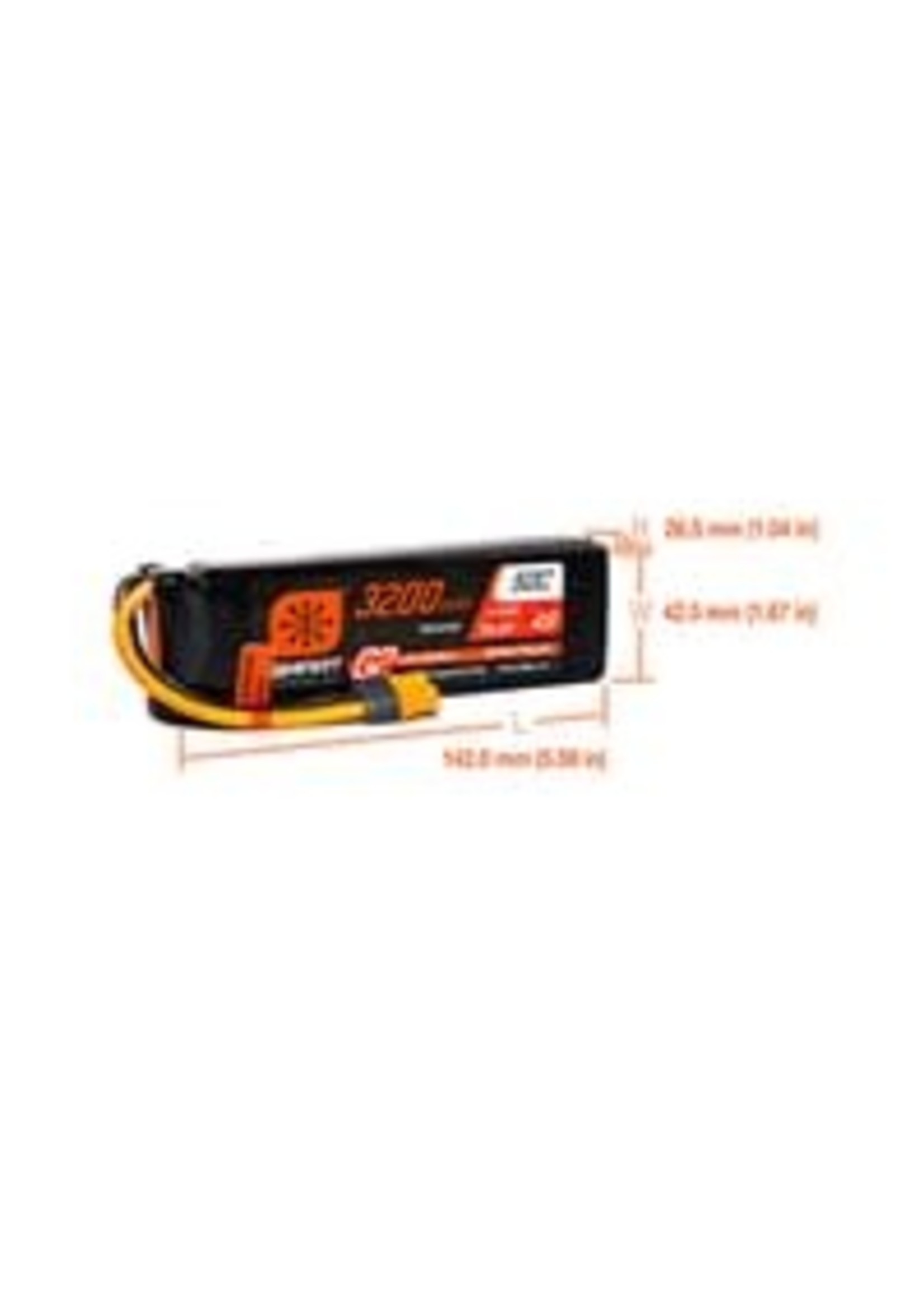 Spektrum SPMX324S50 Spektrum 14.8V 3200mAh 4S 50C Smart LiPo G2 for IC3