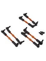 Yeah Racing Yeah Racing HPI RS4 Aluminum Linkage Set (Orange) (6)