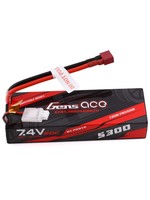 Gens ace Gens Ace 2s LiPo Battery 60C (7.4V/5300mAh) w/T-Style Connector