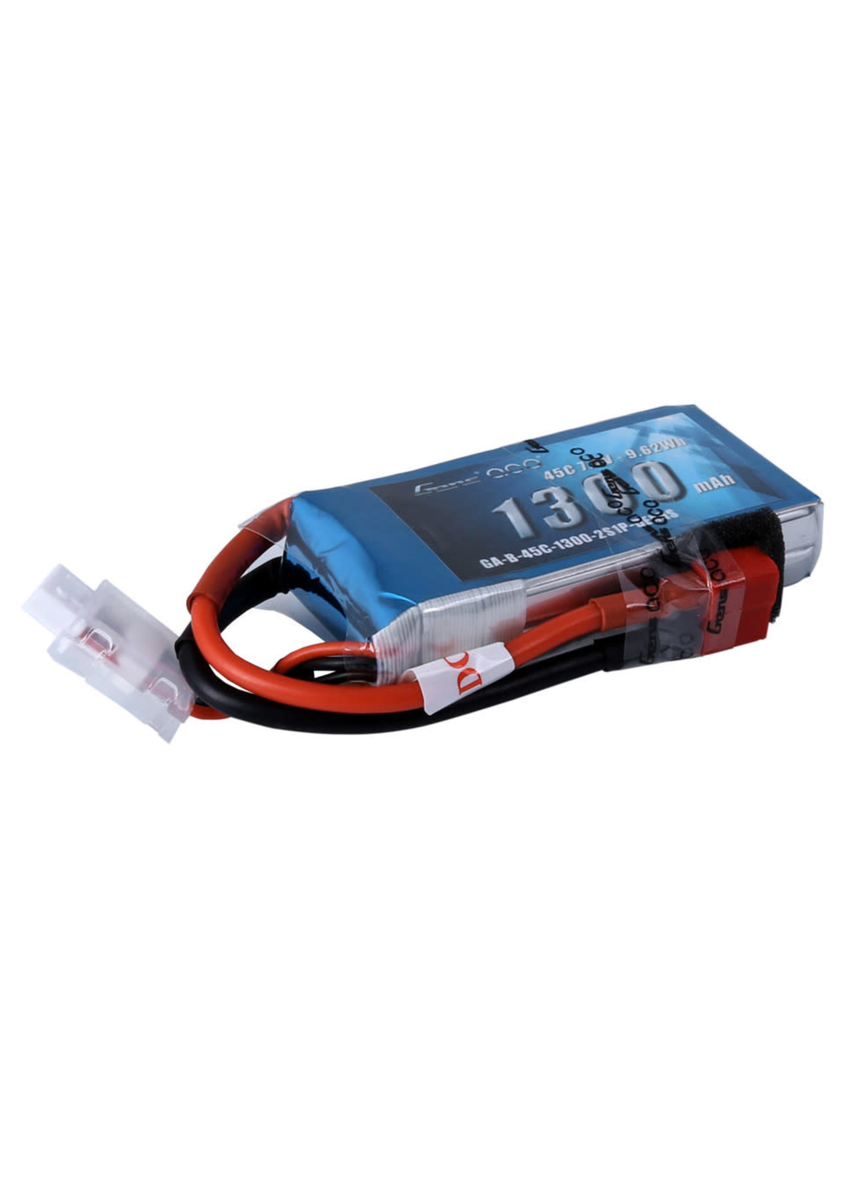 Gens ace Gens Ace 1300mAh 7.4V 45C 2S1P Lipo Battery Pack With Deans Plug