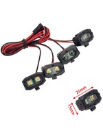Power Hobby PowerHobby RC 4 Double lamp LED Lights Headlights Spotlight for 1/10 1/8