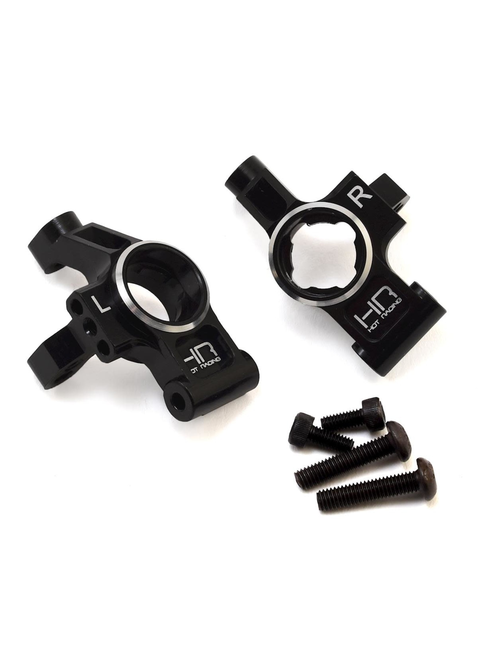 Hot Racing Hot Racing Aluminum Traxxas 4-Tec 2.0 Rear Hub Carriers (Black) (2)