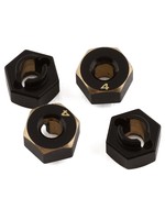 Samix Samix SCX24 Brass Hex Adapter (4) (4mm)