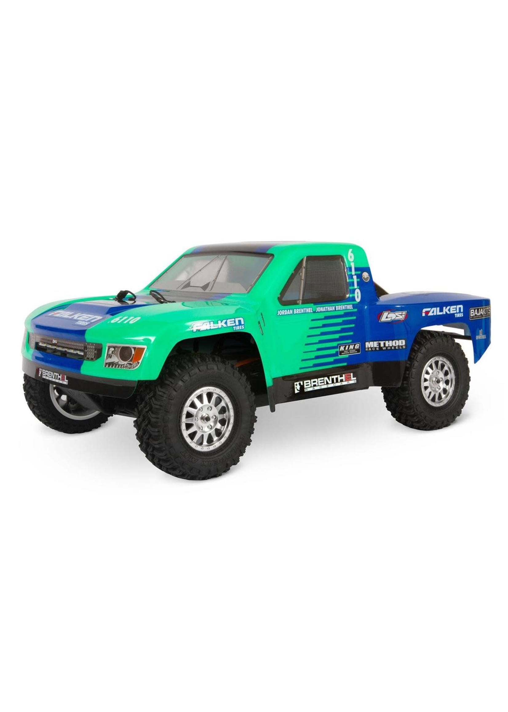 Losi Losi Tenacity TT Pro SCT RTR 1/10 4WD Brushless Short Course Truck (Falken) w/DX3 Radio, Smart ESC & AVC