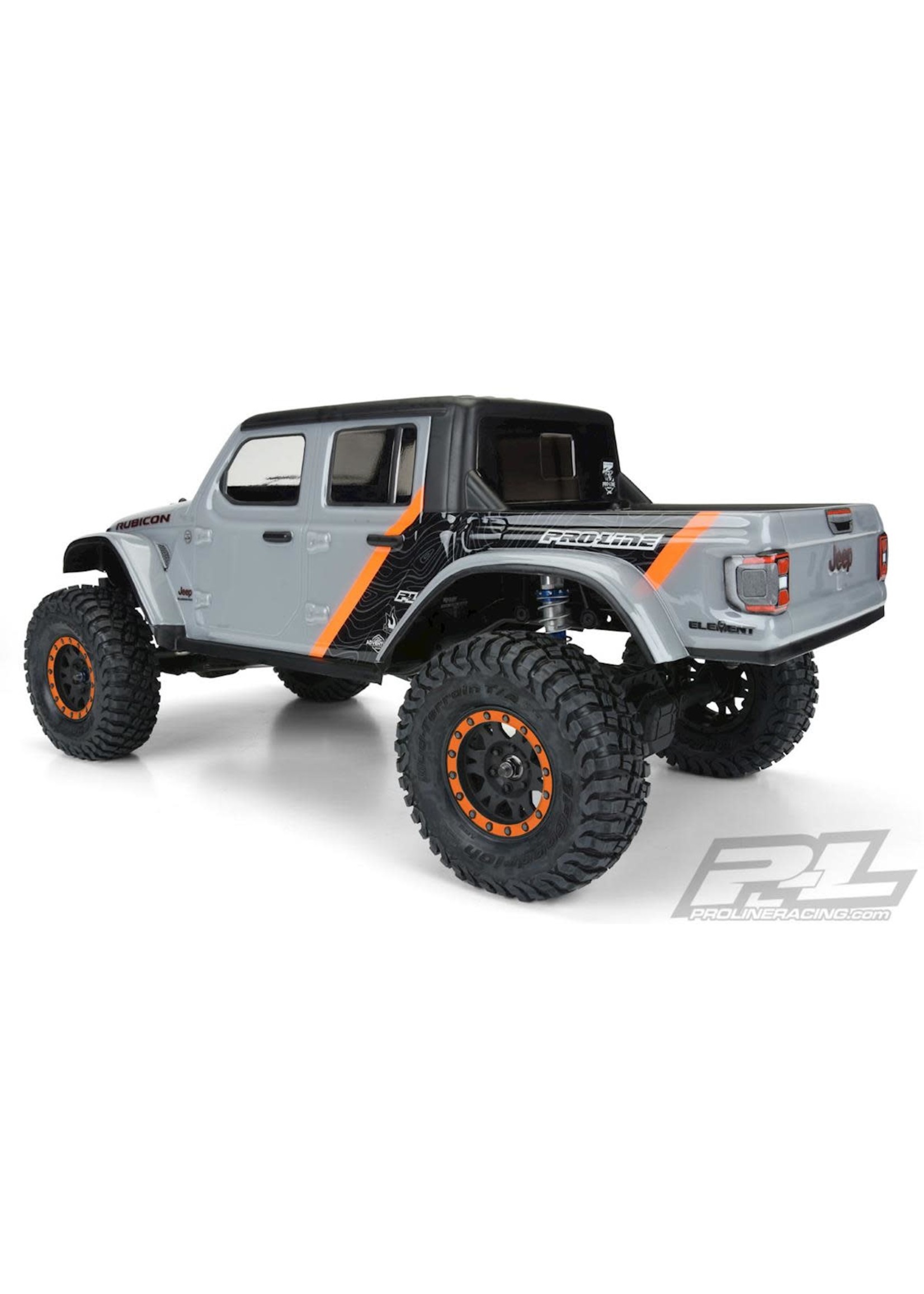 Pro-Line PRO353500 Pro Line 2020 Jeep Gladiator Clear Body 12.3" WB Crawlers