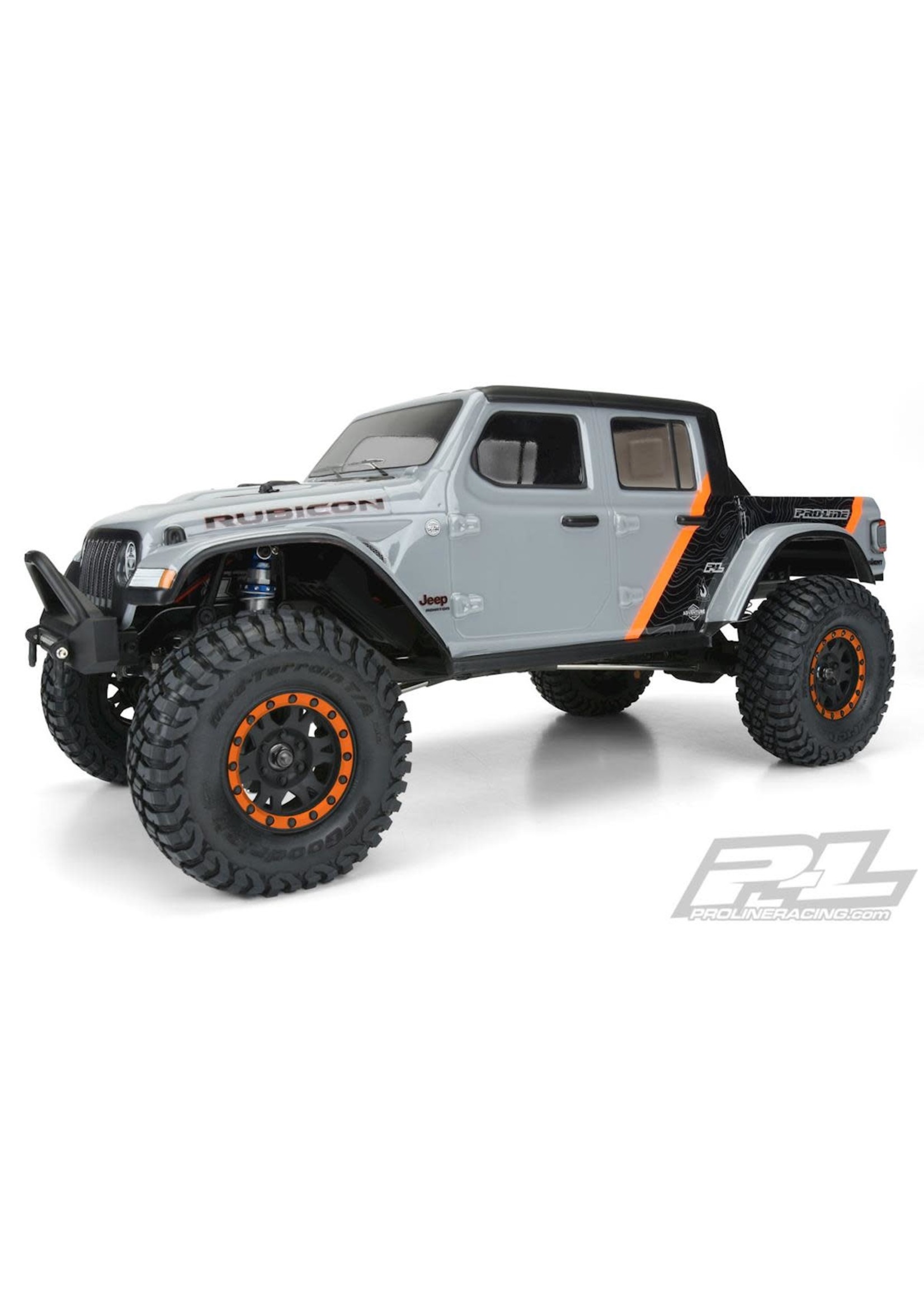 Pro-Line PRO353500 Pro Line 2020 Jeep Gladiator Clear Body 12.3" WB Crawlers