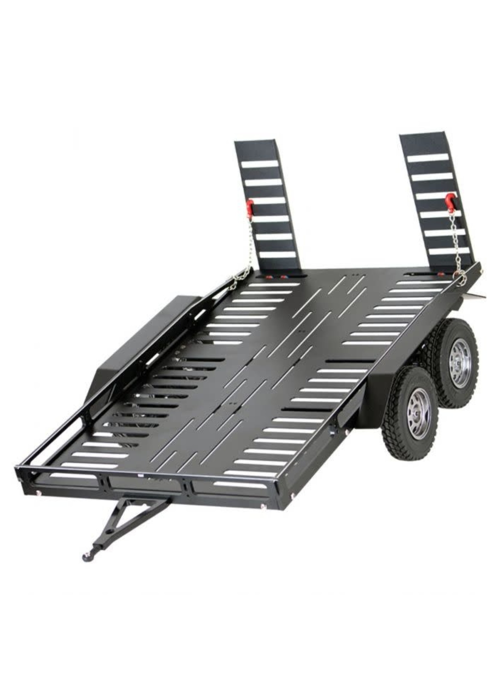 Power Hobby Powerhobby 1/10 CNC Machined Dual Axle Scale Truck Trailer Crawler Black