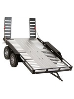 Power Hobby Powerhobby 1/10 CNC Machined Dual Axle Scale Truck Trailer Crawler Silver