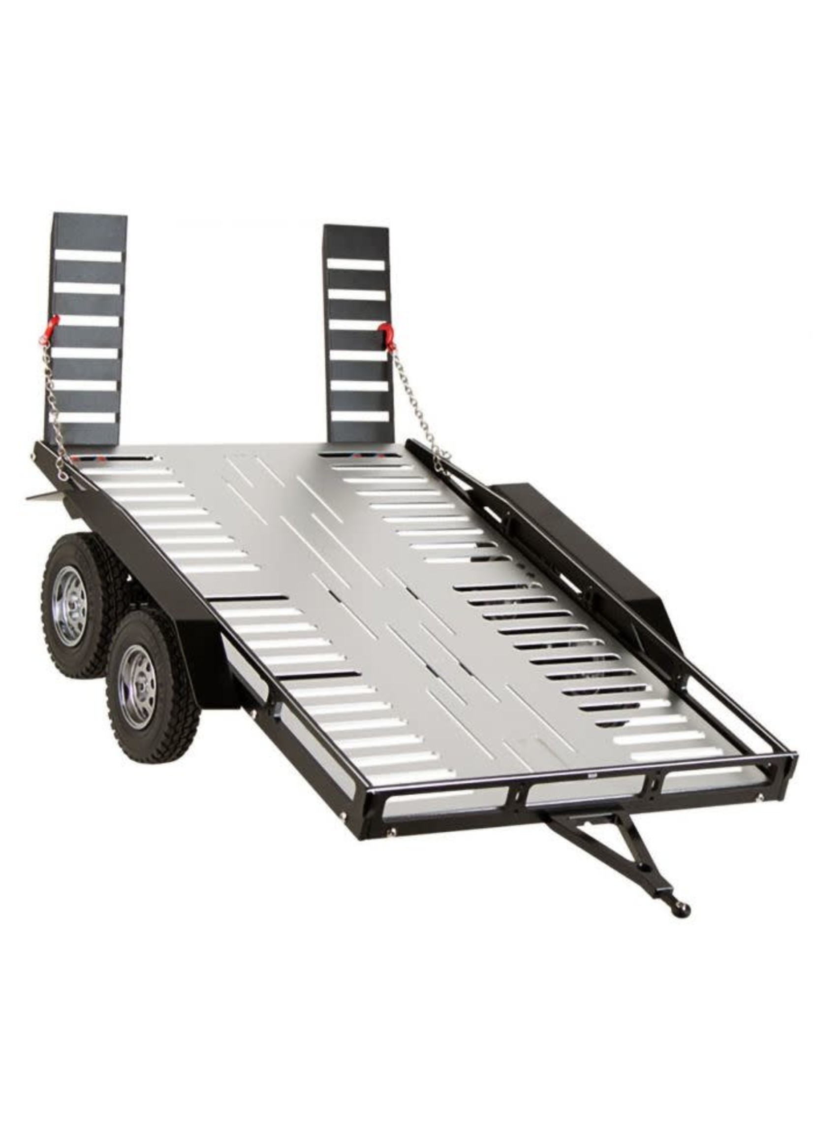 Power Hobby Powerhobby 1/10 CNC Machined Dual Axle Scale Truck Trailer Crawler Silver
