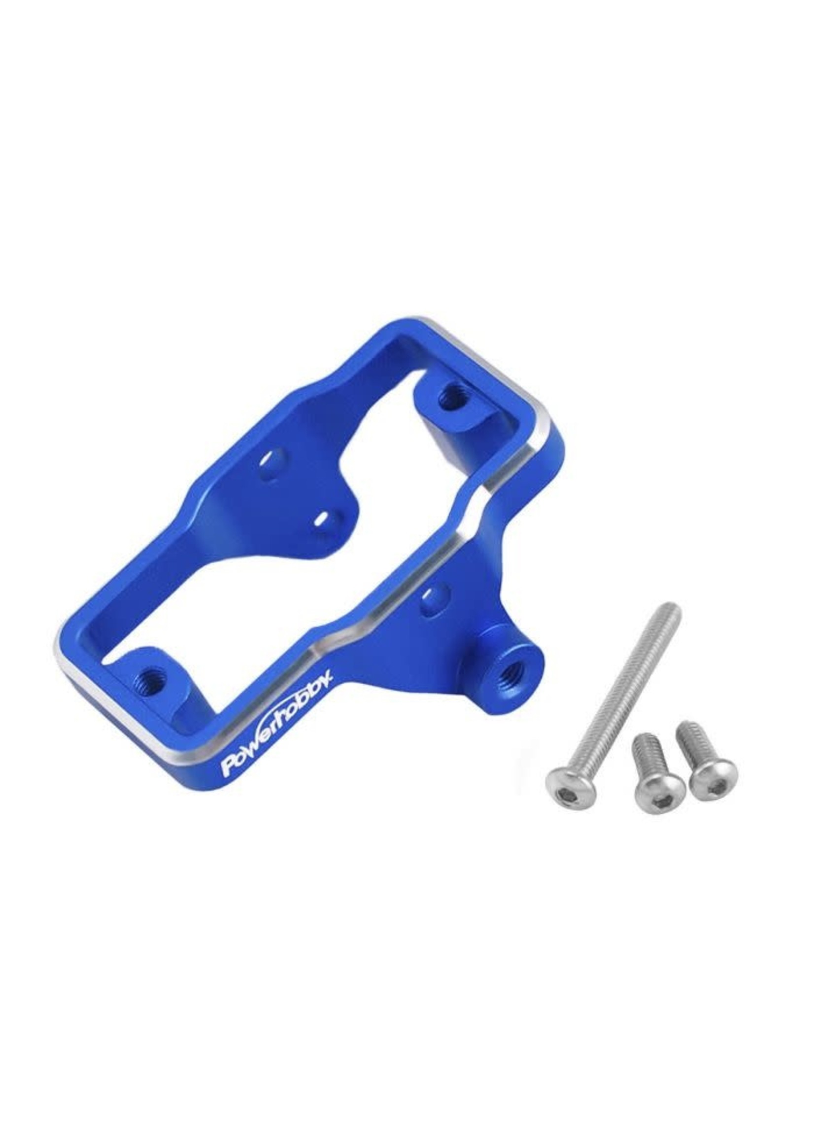 Power Hobby PHBTRX595BLUE Powerhobby Aluminum Servo Mount FITS: 1/18 Traxxas TRX-4M BLUE TRX4M