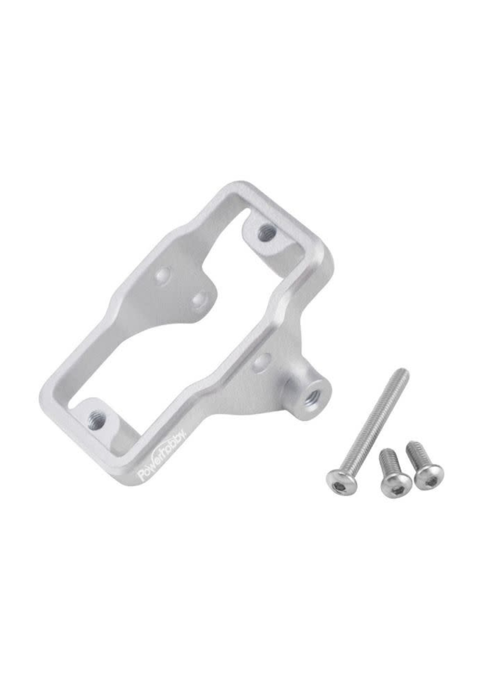 Power Hobby PHBTRX595SILVER Powerhobby Aluminum Servo Mount FITS: 1/18 Traxxas TRX-4M SILVER TRX4M