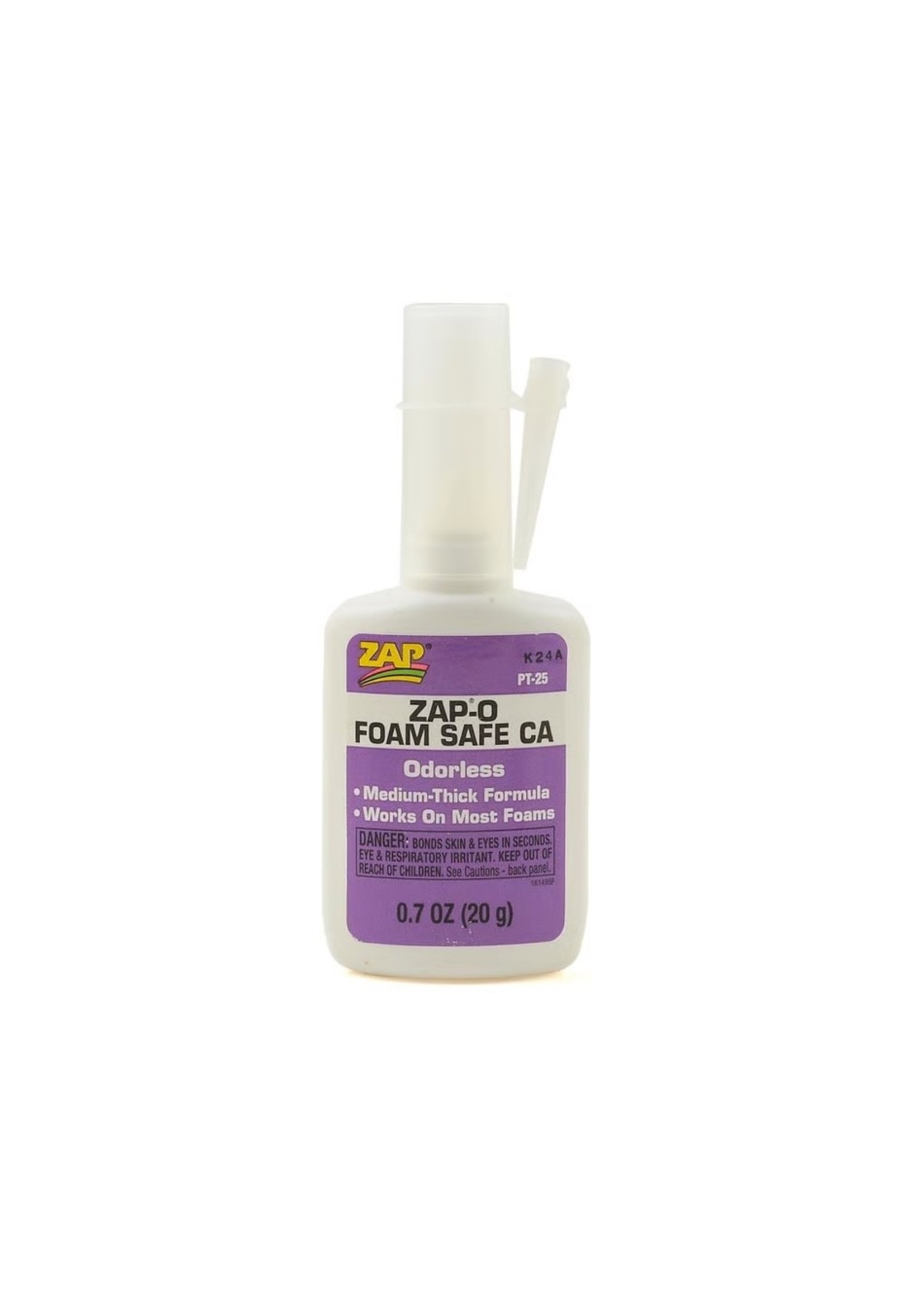 ZAP Zap Adhesives Zap-O Odorless CA+ Foam Safe Glue .7 oz