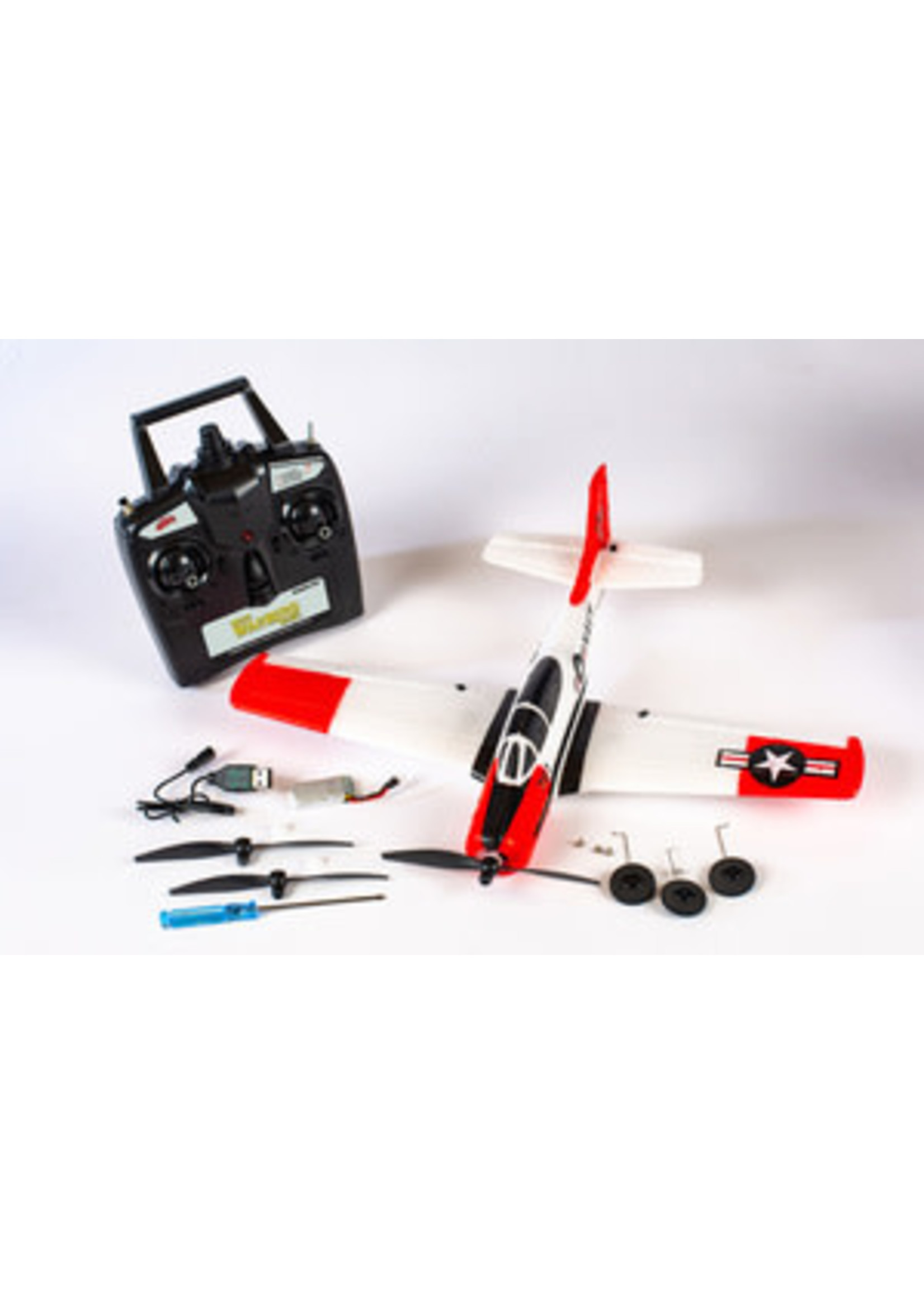 Rage rc RGRA1302 T-28 Trojan Micro RTF Airplane w/PASS