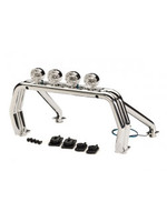 Traxxas Roll bar (assembled with LED light bar)/ roll bar mounts, left & right/ 2.6x12mm BCS (self-tapping) (4) (fits #9212 body)