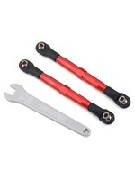 Traxxas Traxxas 83mm TUBES Red-Anodized 7075-T6 Aluminum Front Camber Links (2)