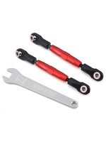 Traxxas Traxxas 73mm TUBES Red-Anodized 7075-T6 Aluminum Rear Camber Links (2)