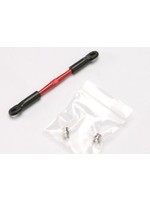 Traxxas Turnbuckle, aluminum (red-anodized), camber link, 58mm (1)(assembled with rod ends, hollow balls in separate bag)(see part 5539X for complete set of Jato® aluminum turnbuckles)