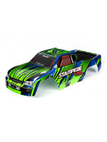 Traxxas Body, Stampede® VXL, green & blue (painted, decals applied)