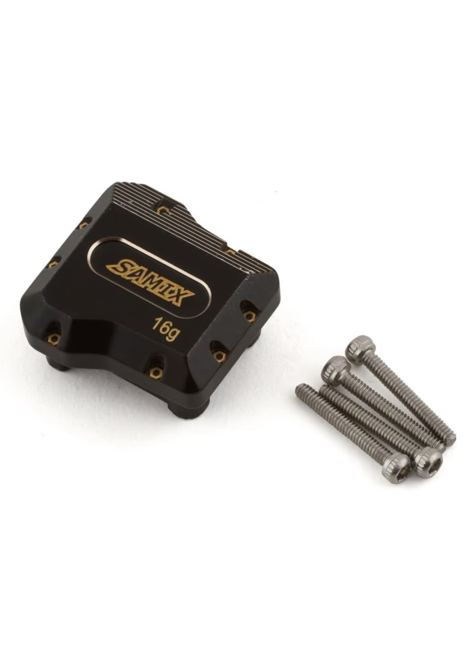 Samix Samix TRX-4M Brass Differential Cover (Black) (16g)