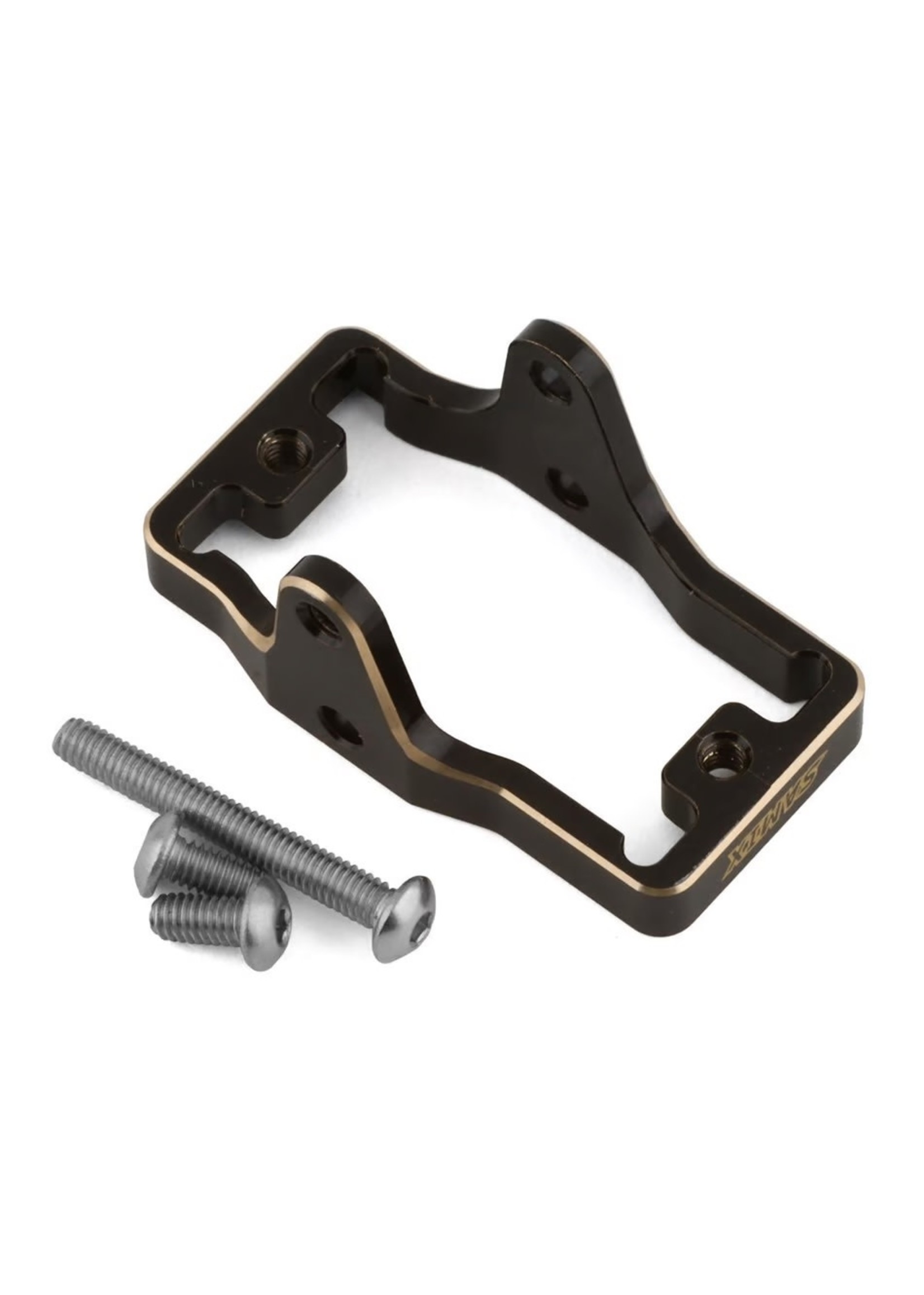 Samix SAMTRX4M-4068 Samix TRX-4M Brass Servo Mount (Black) (11g) (Traxxas/EcoPower)