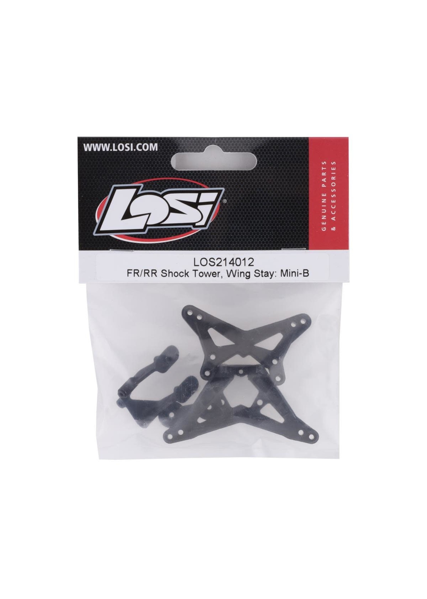 Losi LOS214012 Losi Mini-B Shock Tower & Wing Stay