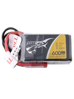 Gens ace Tattu 600mAh 7.4V 45C 2S1P Lipo Battery Pack With JST-SYP Plug