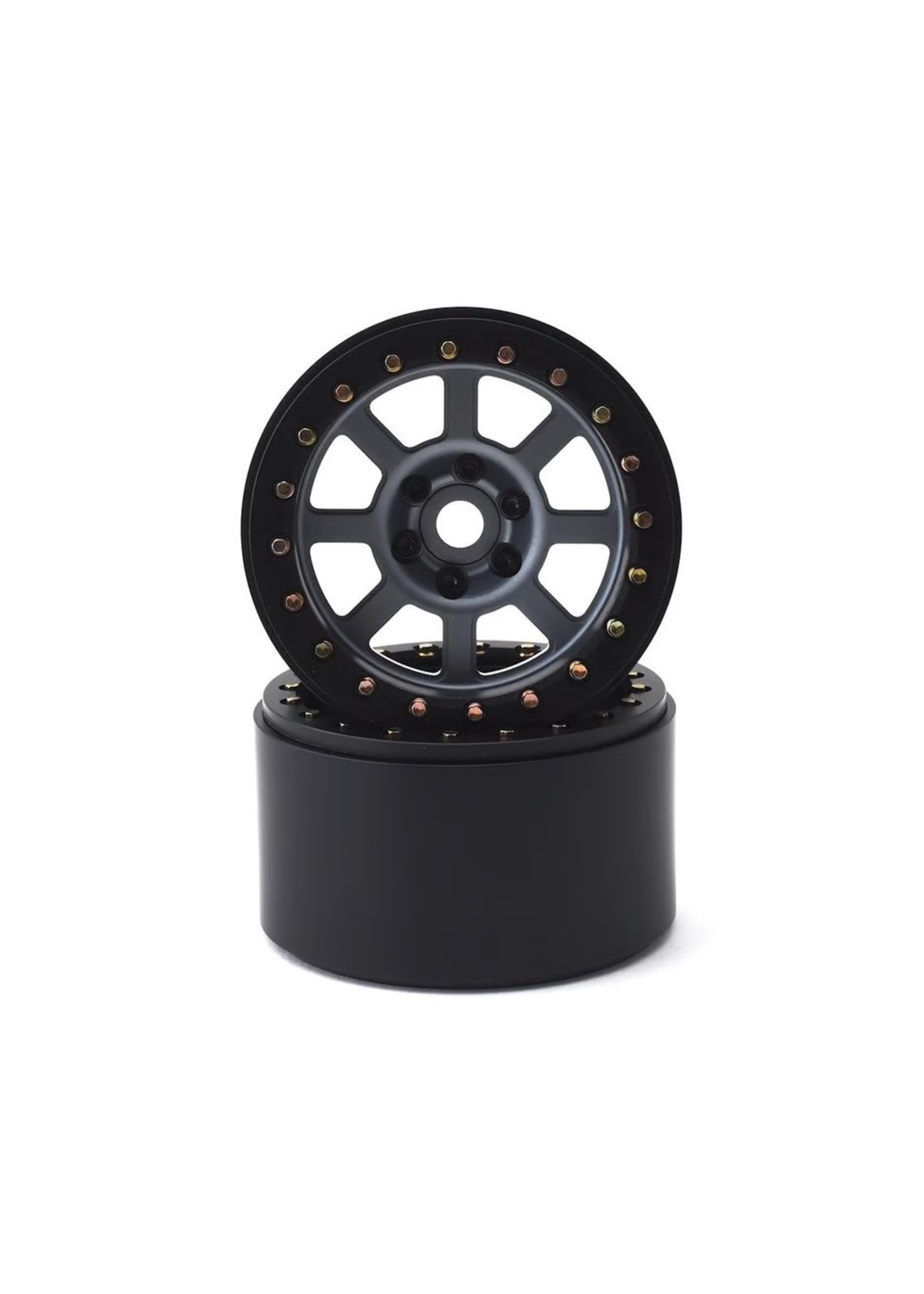 SSD SSD RC 2.2 Wide Assassin Beadlock Wheels (Grey) (2)
