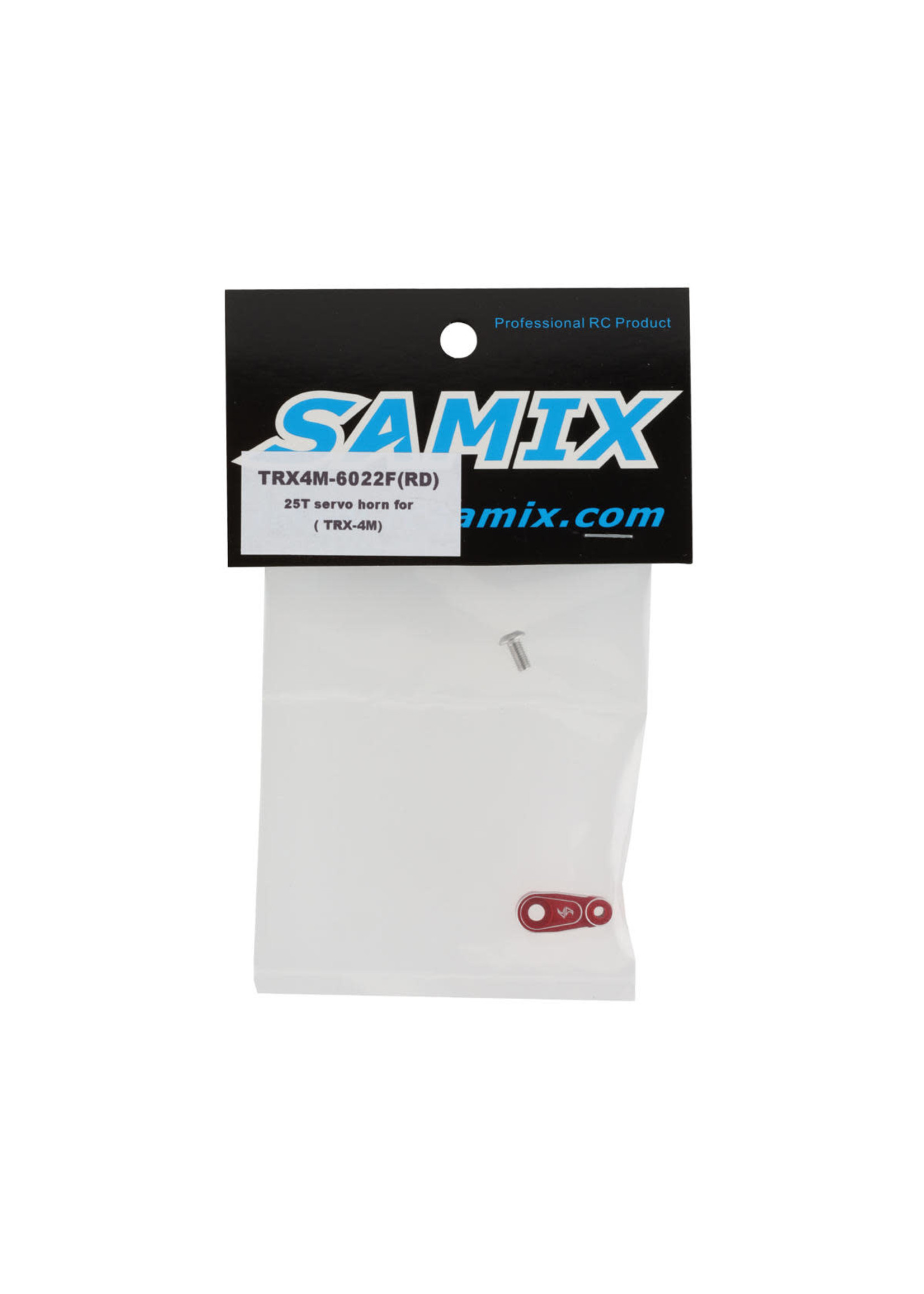 Samix SAMTRX4M-6022F-RD Samix TRX-4M Aluminum Servo Horn (Red) (25T)